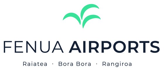 Logo Fenua Airports, exploitant des aérodromes de Bora Bora, Raiatea et Rangiroa
